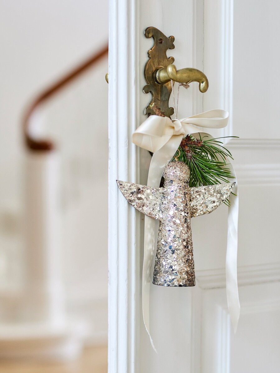 Bloomingville - Sarika Juleornament - Engel - Guld - Metal