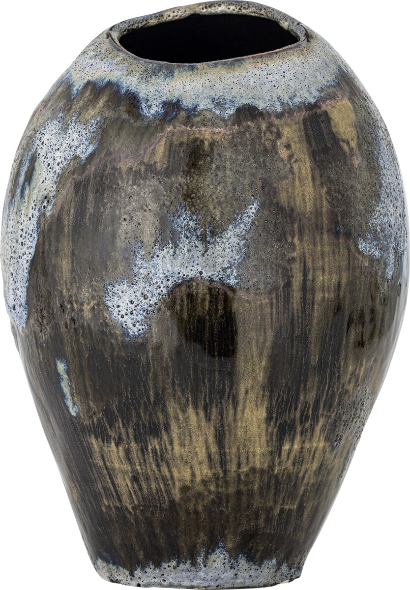 Bloomingville - Senja Vase - Brun - Stentøj Keramik