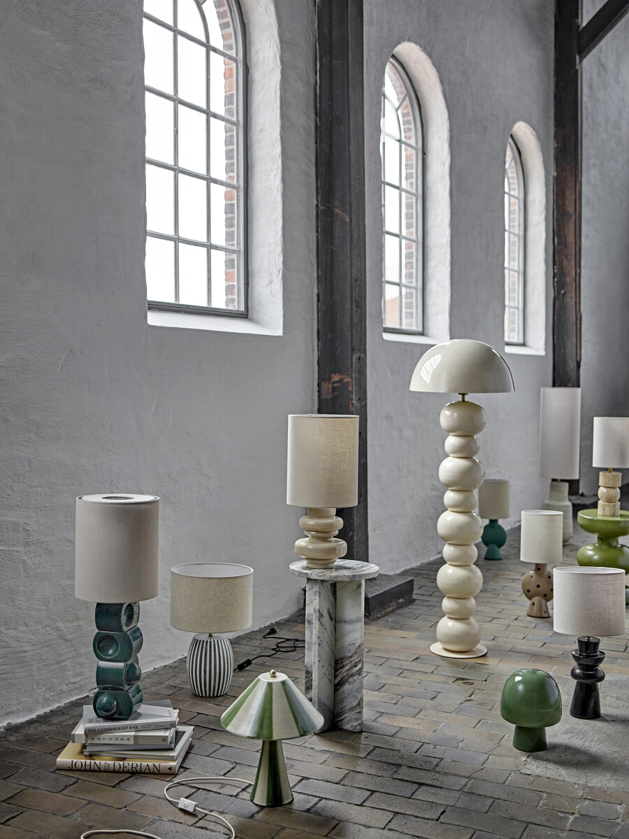 Bloomingville - Sergio Bordlampe - Stentøj Keramik - H 55 Cm