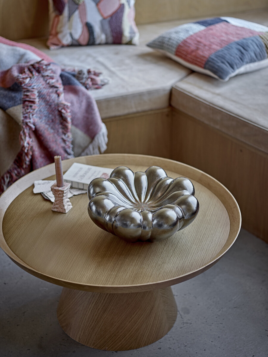 Bloomingville - Sheeran Serveringsskål - Sølv - Stentøj Keramik