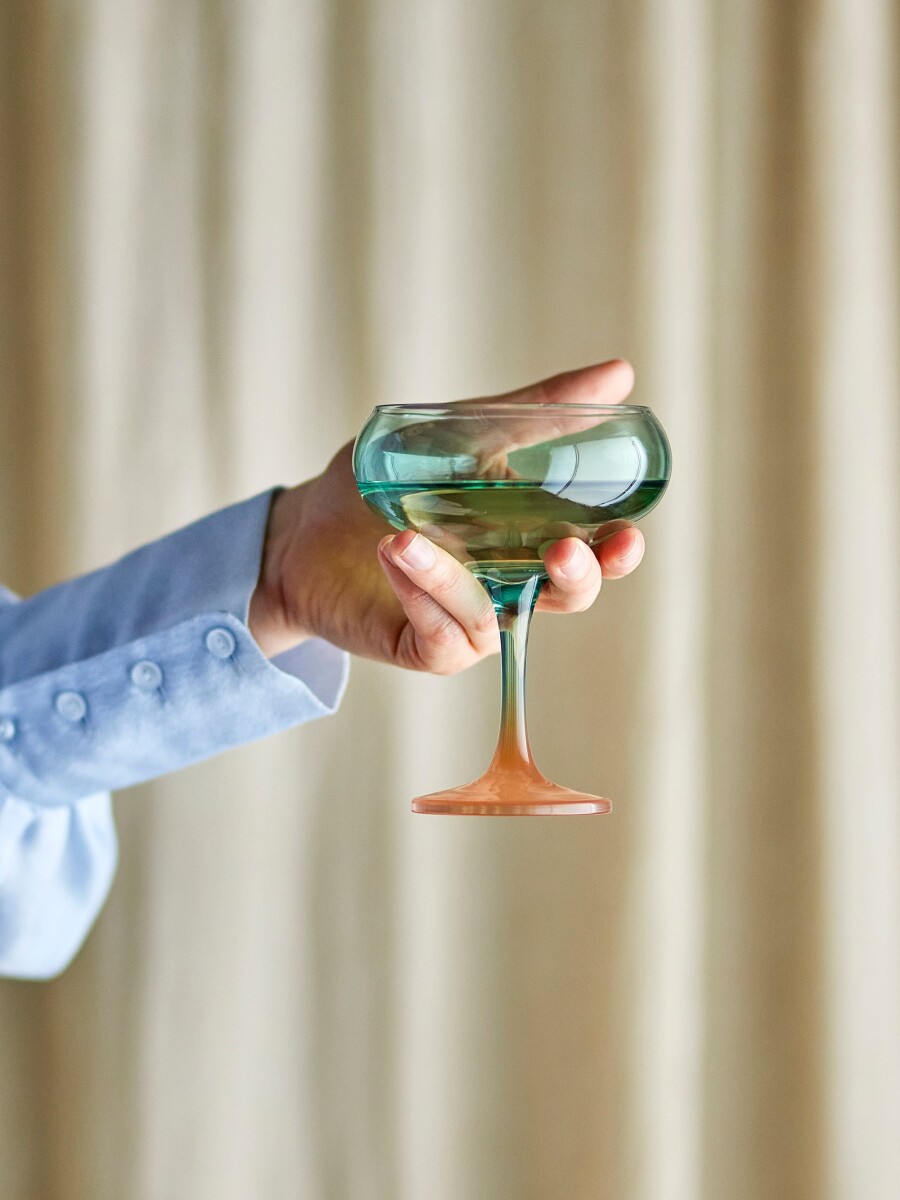 Bloomingville - Signe Cocktailglas - Multifarvet - 6 Stk