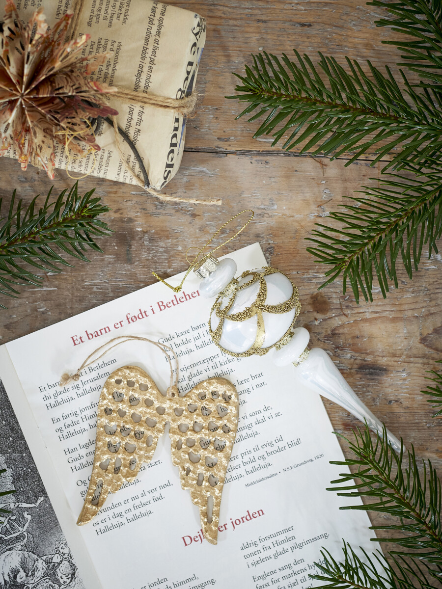 Bloomingville - Star Ornament Stjerner Sæt - Natur - Papir - 9 Dele