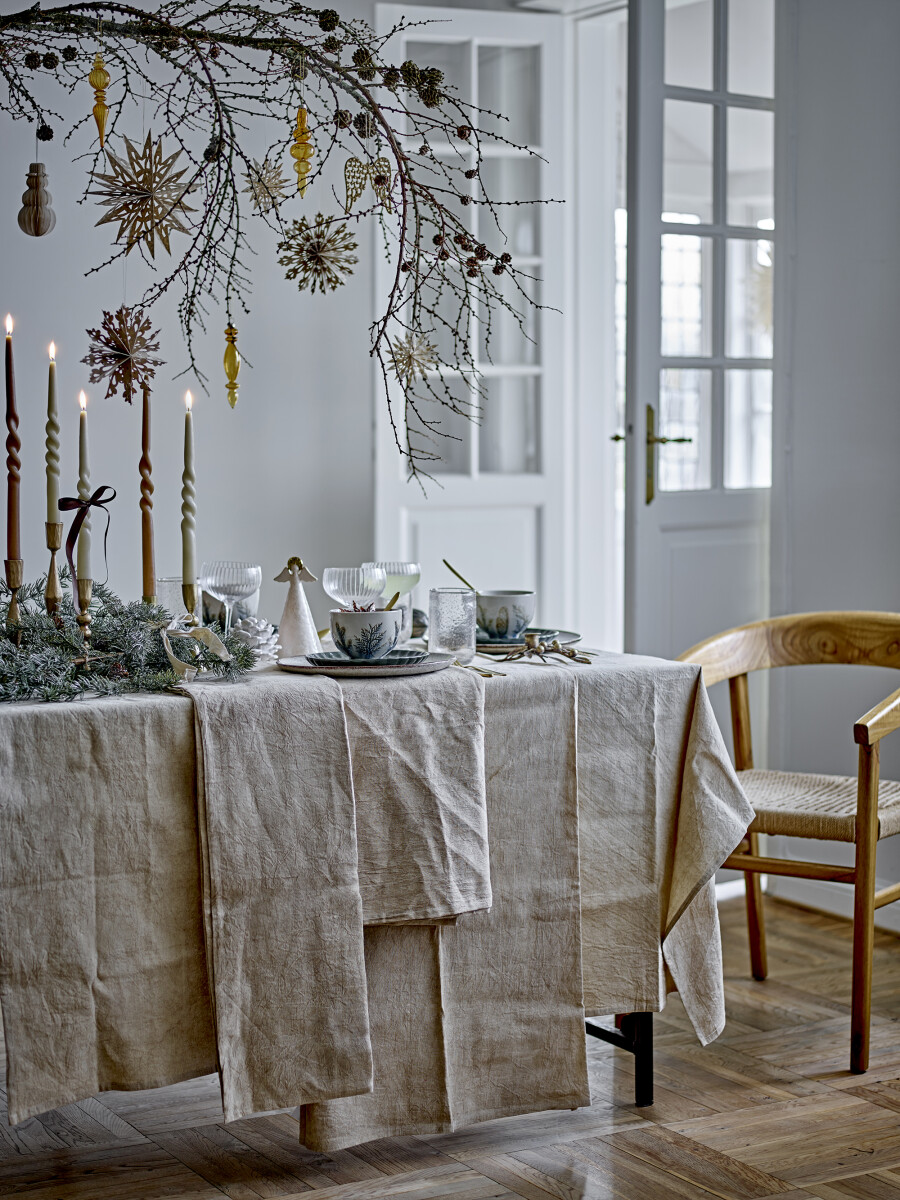 Bloomingville - Star Ornament Stjerner Sæt - Natur - Papir - 9 Dele