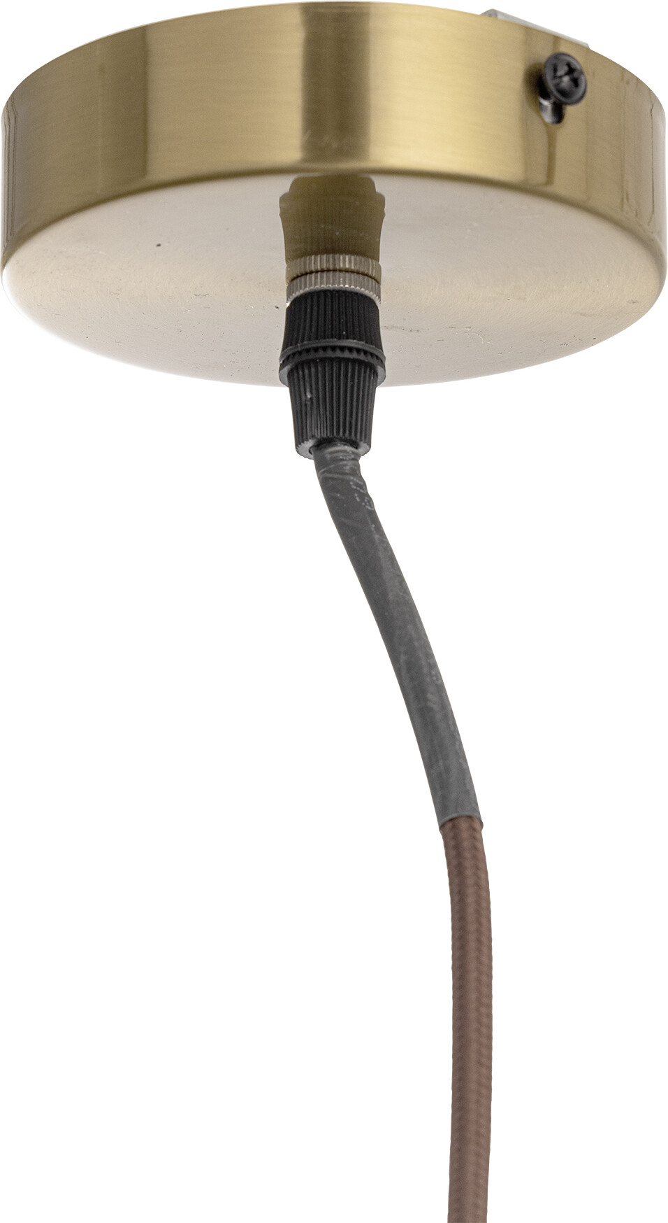 Bloomingville - Sybia Pendel Lampe - Grå - Glas