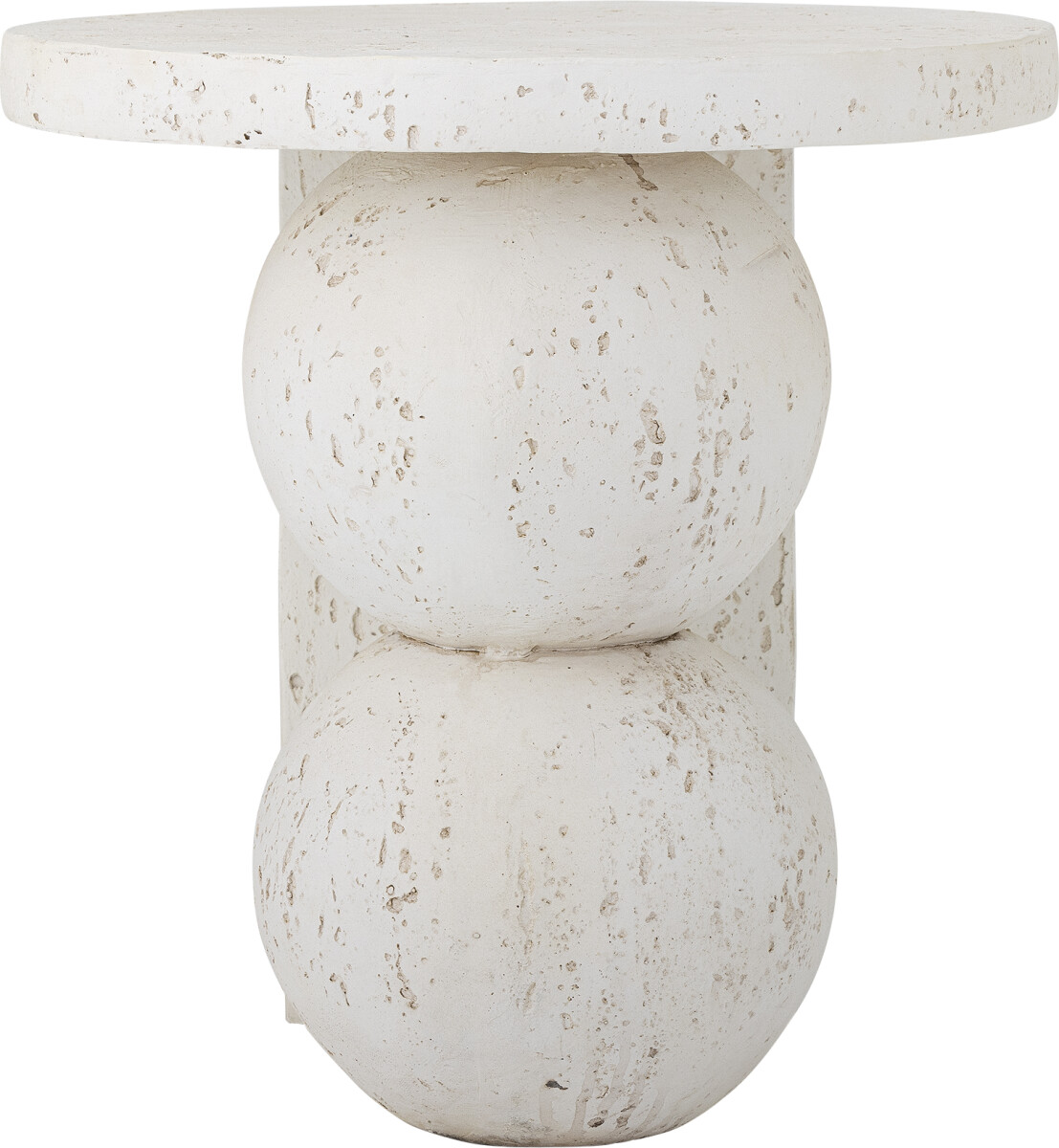 Bloomingville - Tally Sidebord - Hvid - Resin - 46X46 Cm