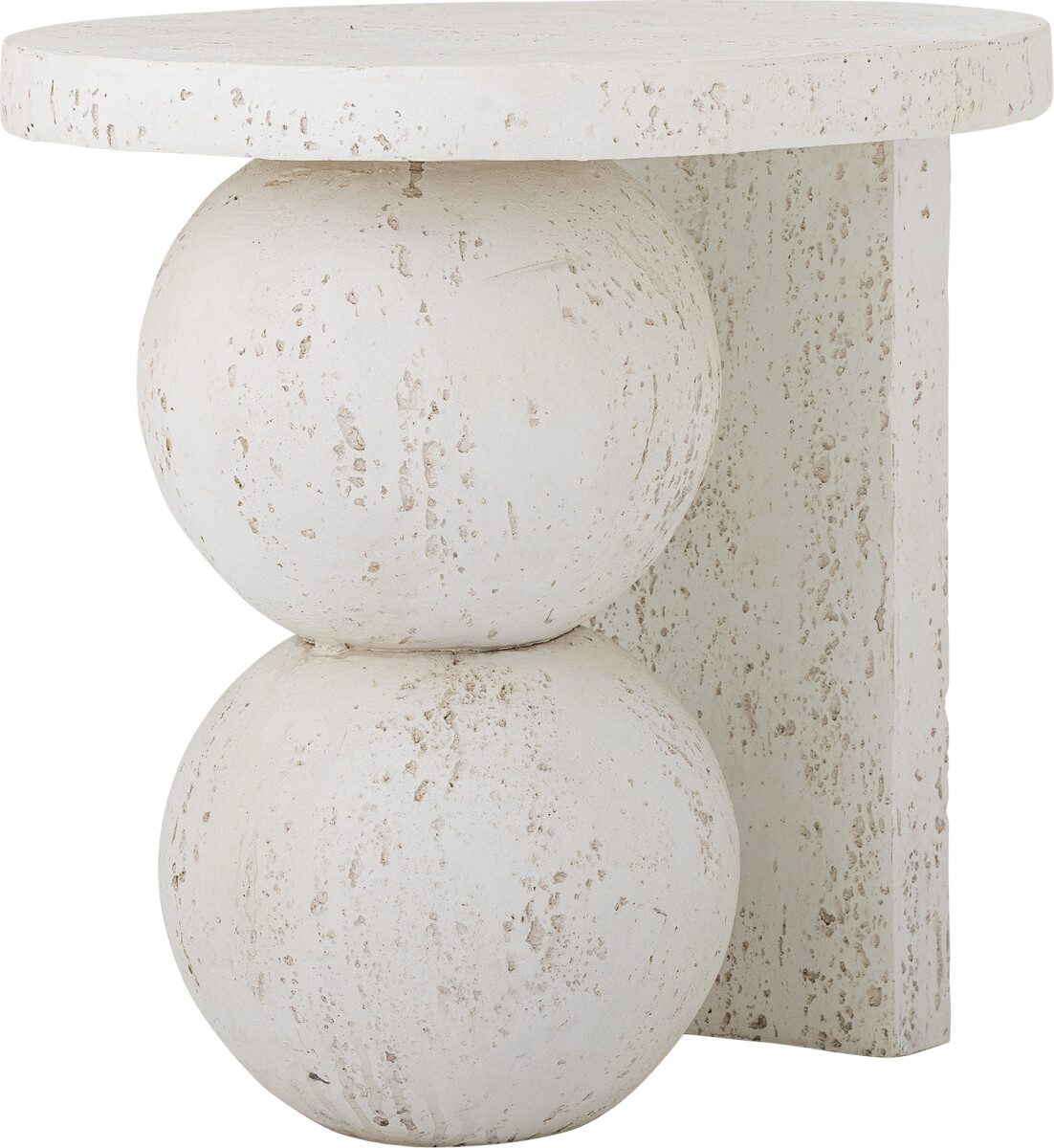 Bloomingville - Tally Sidebord - Hvid - Resin - 46X46 Cm