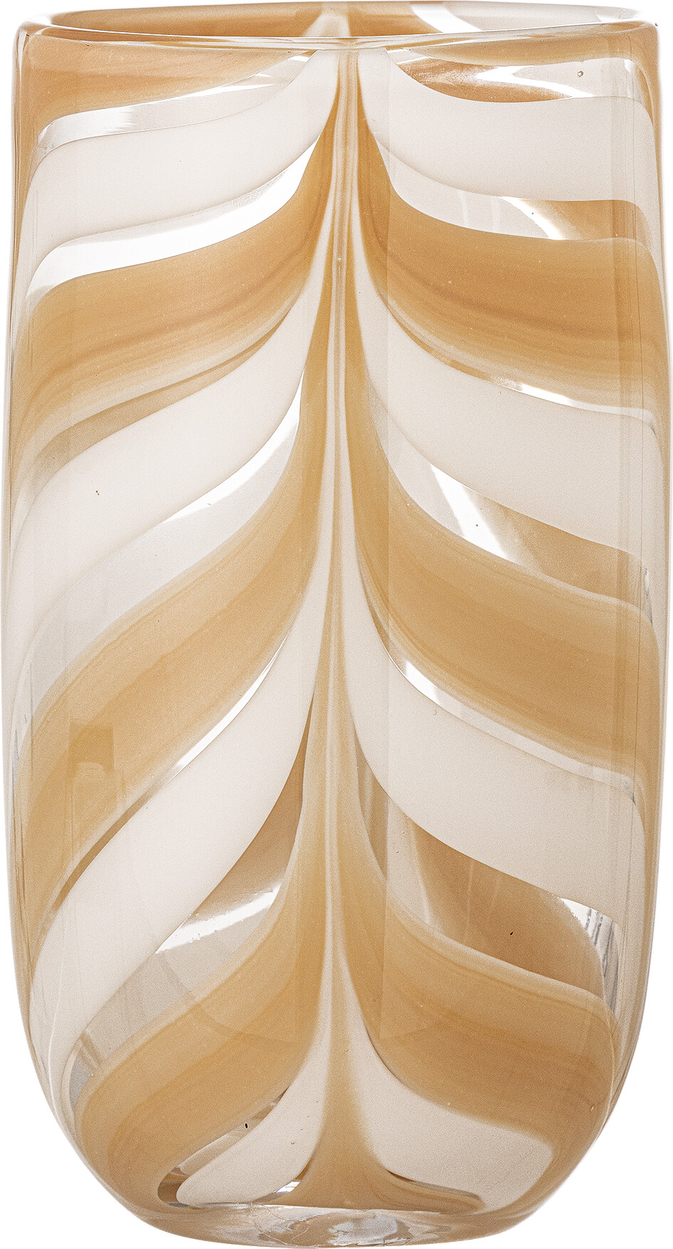 Bloomingville - Taven Vase - Orange - Glas - H 21 5 Cm