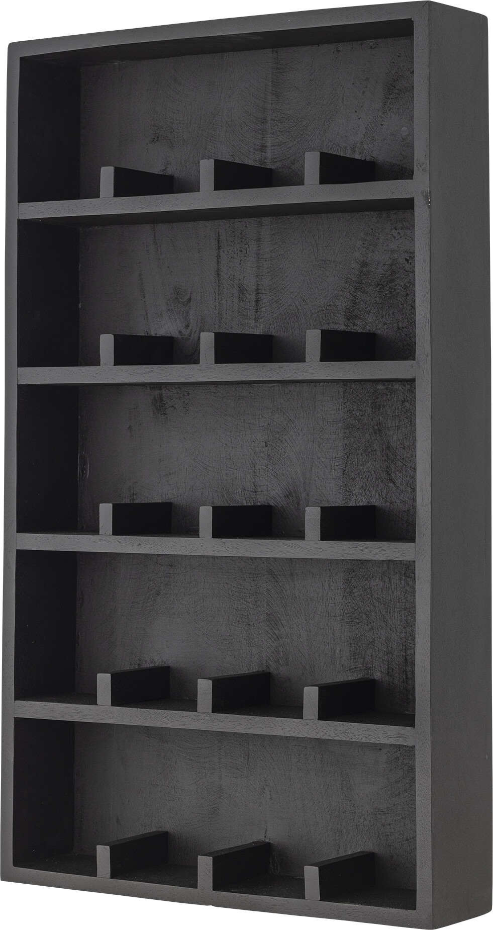 Bloomingville - Thessa Hylde Til Væg - Sort - Mango Træ