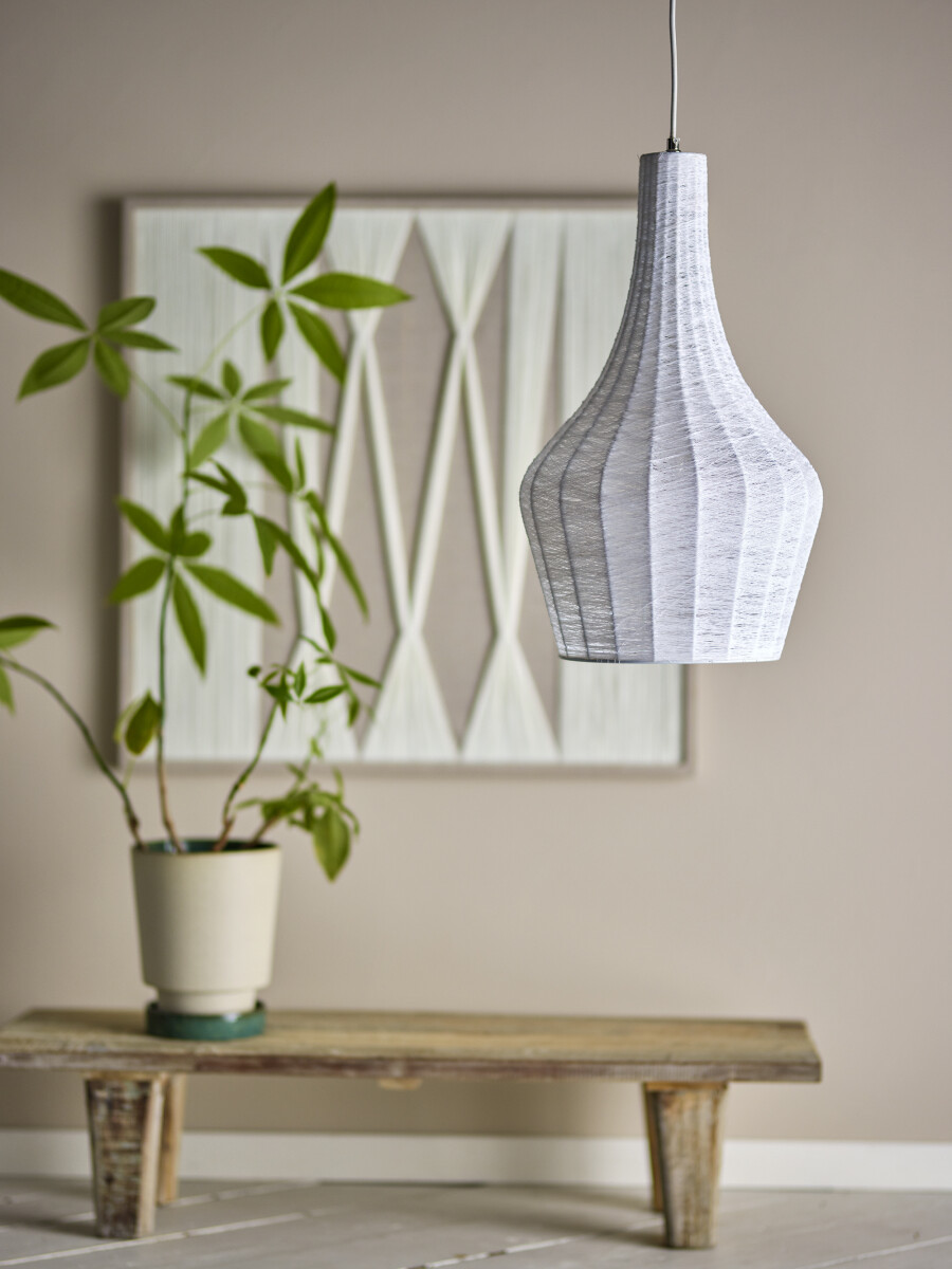 Bloomingville - Thuja Pendel Lampe - Natur - Polyester