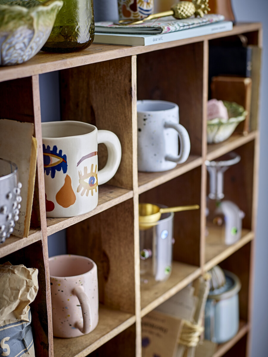 Bloomingville - Tilo Hylde Til Væg - Brun - Genanvendt Træ