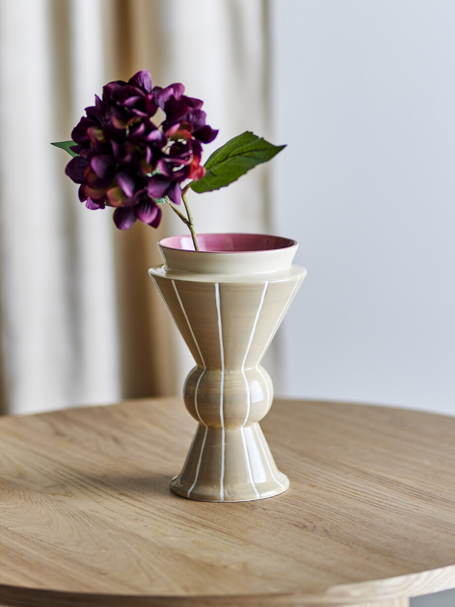 Bloomingville - Trilla Vase - H 26 5 Cm - Natur - Keramik