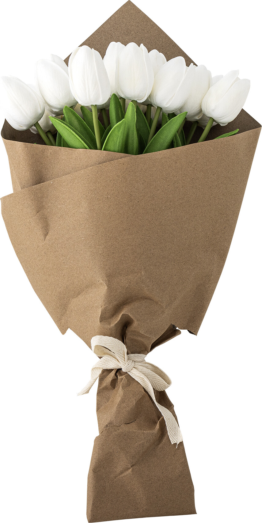 Bloomingville - Tulip Buket - Hvid - Kunstige Blomster