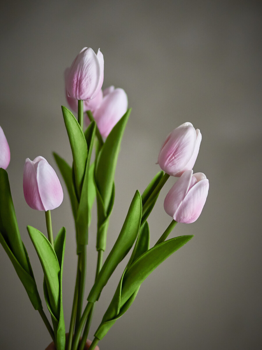 Bloomingville - Tulip Buket - Rosa - Kunstige Blomster