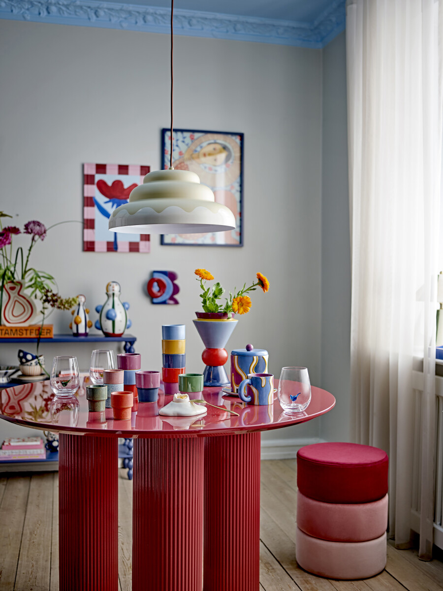 Bloomingville - Vinia Plakat Med Ramme - 40X53 Cm - Fyrretræ
