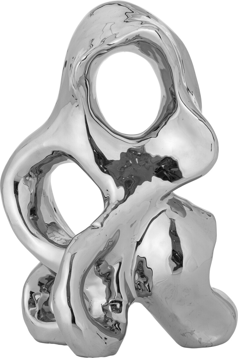 Bloomingville - Vinini Skulptur Dekoration - Sølv - Stentøj Keramik