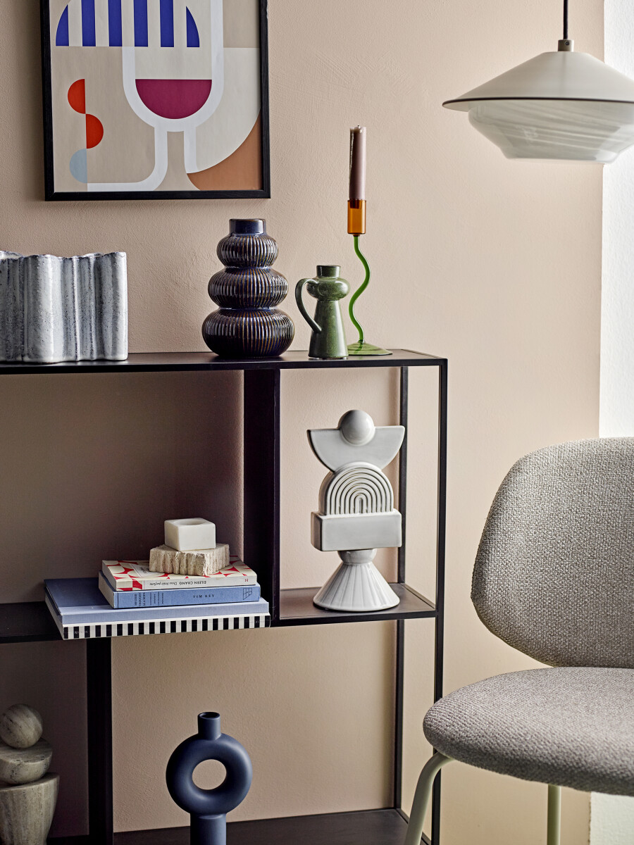 Bloomingville Plakat Med Ramme - Vin Illustration - Fyrretræ