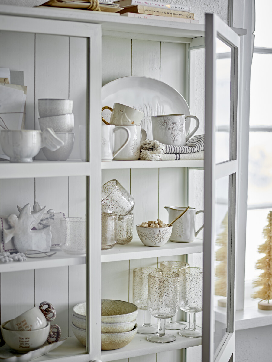 Bloomingville - Winter Serveringsfad - Natur - Stentøj Keramik