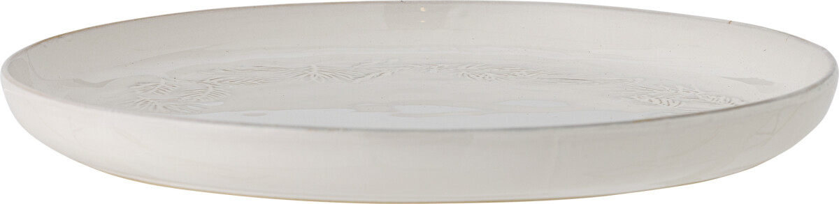 Bloomingville - Winter Serveringsfad - Natur - Stentøj Keramik