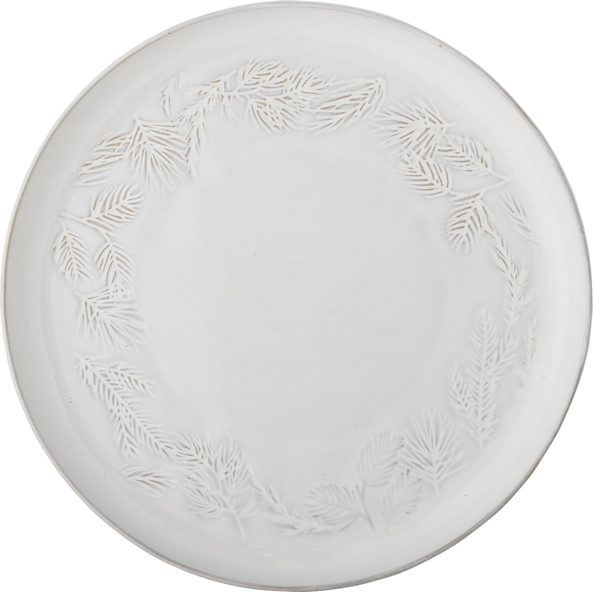 Bloomingville - Winter Serveringsfad - Natur - Stentøj Keramik