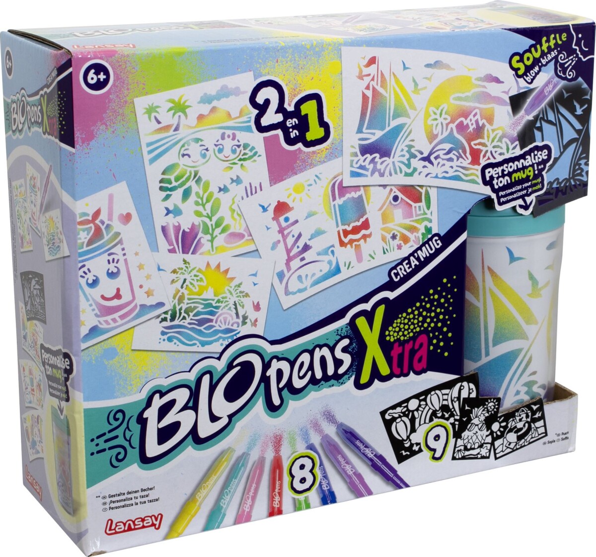 Blopens - Xtra Krea Krus 2-I-1
