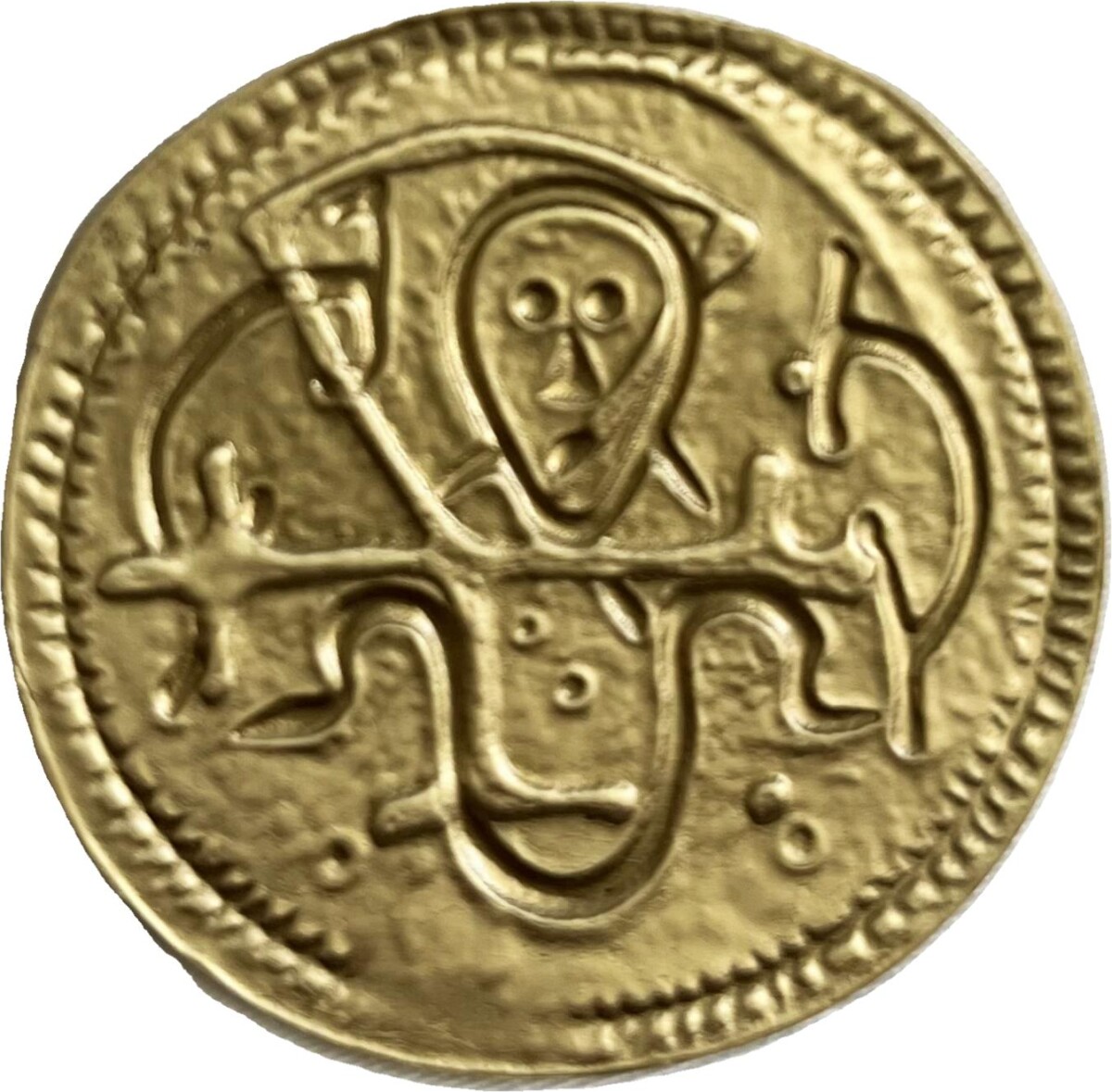 Liontouch - Viking Legetøjsmønt - Blåtand - Guld