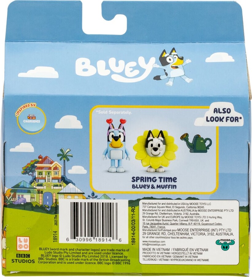 Bluey - 2 Pk Figurer