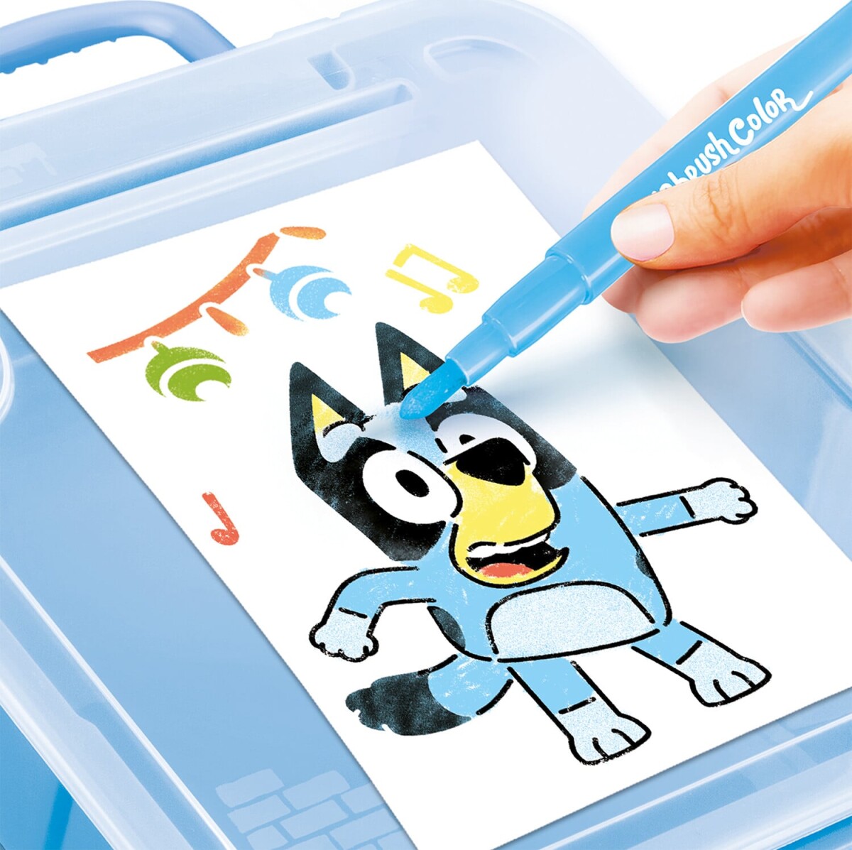 Bluey - Airbrush Art Airbrush Aktivitetskuffert