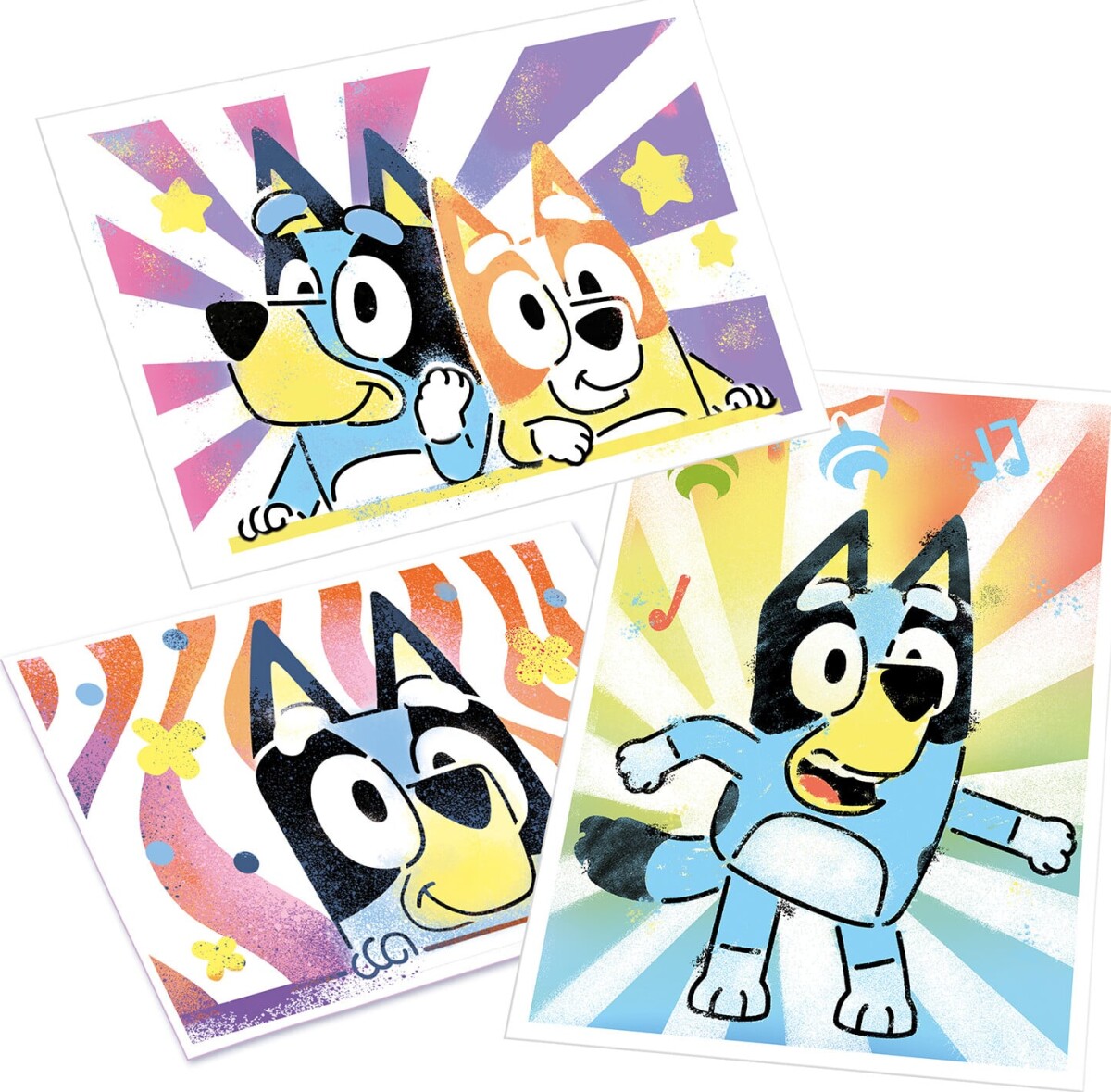 Bluey - Airbrush Art Airbrush Aktivitetskuffert