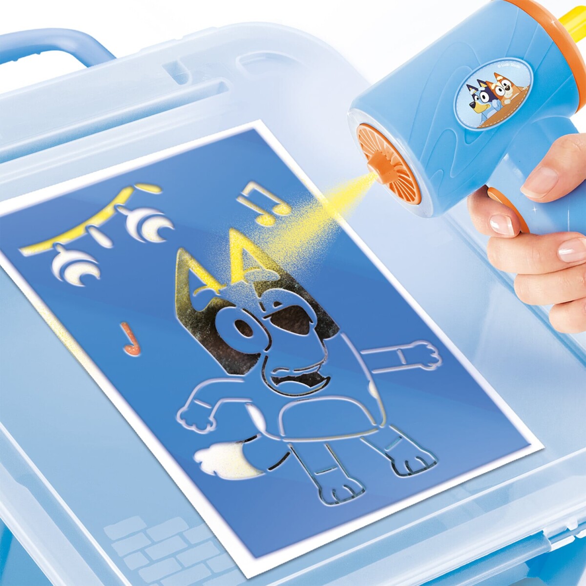 Bluey - Airbrush Art Airbrush Aktivitetskuffert