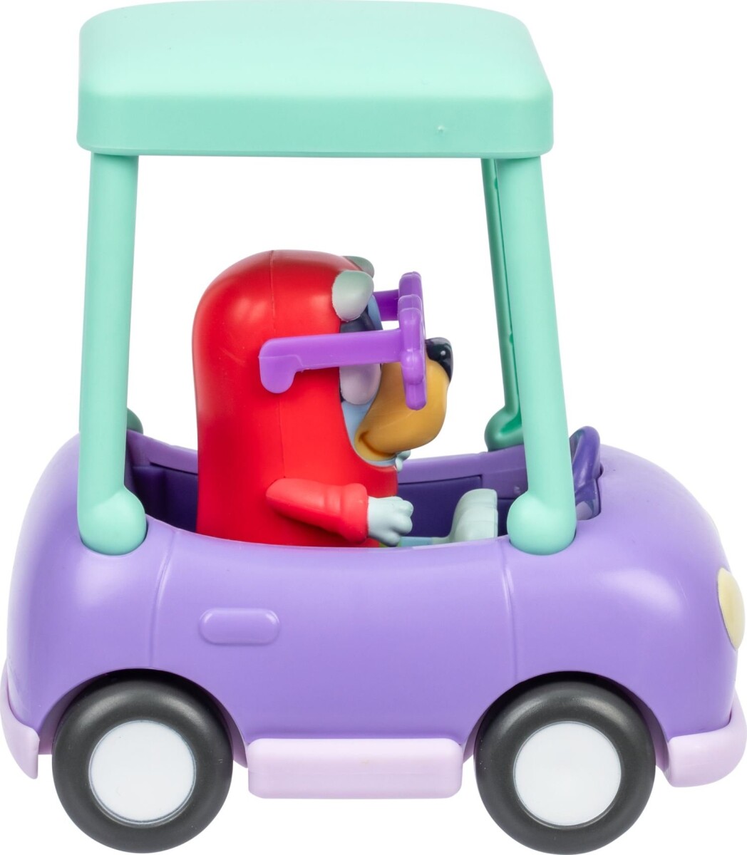 Bluey - Granny Vehicle With Janet - Bedstemor Bil Med Figur
