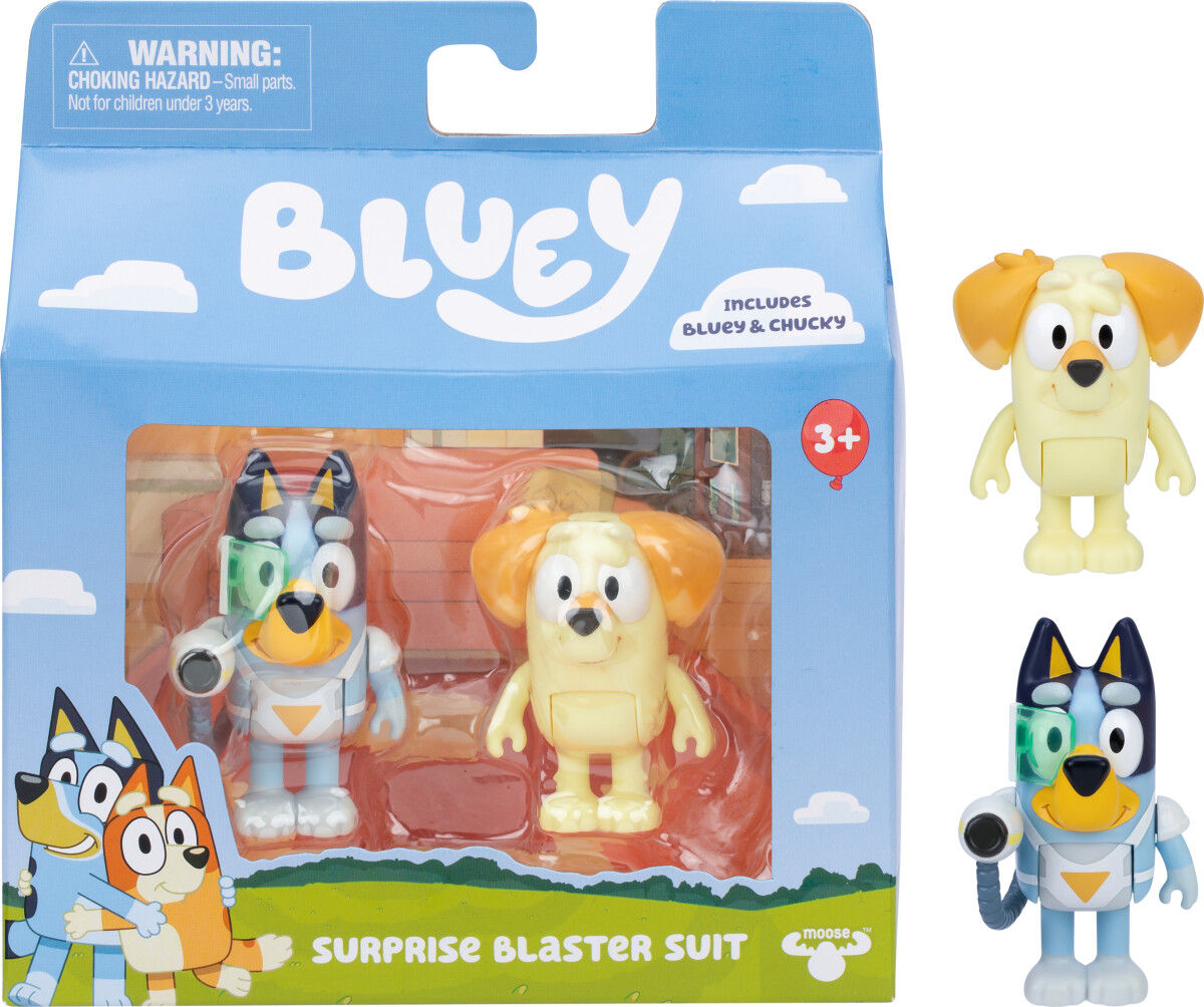 Bluey - Surprise Blaster Suit Figurer