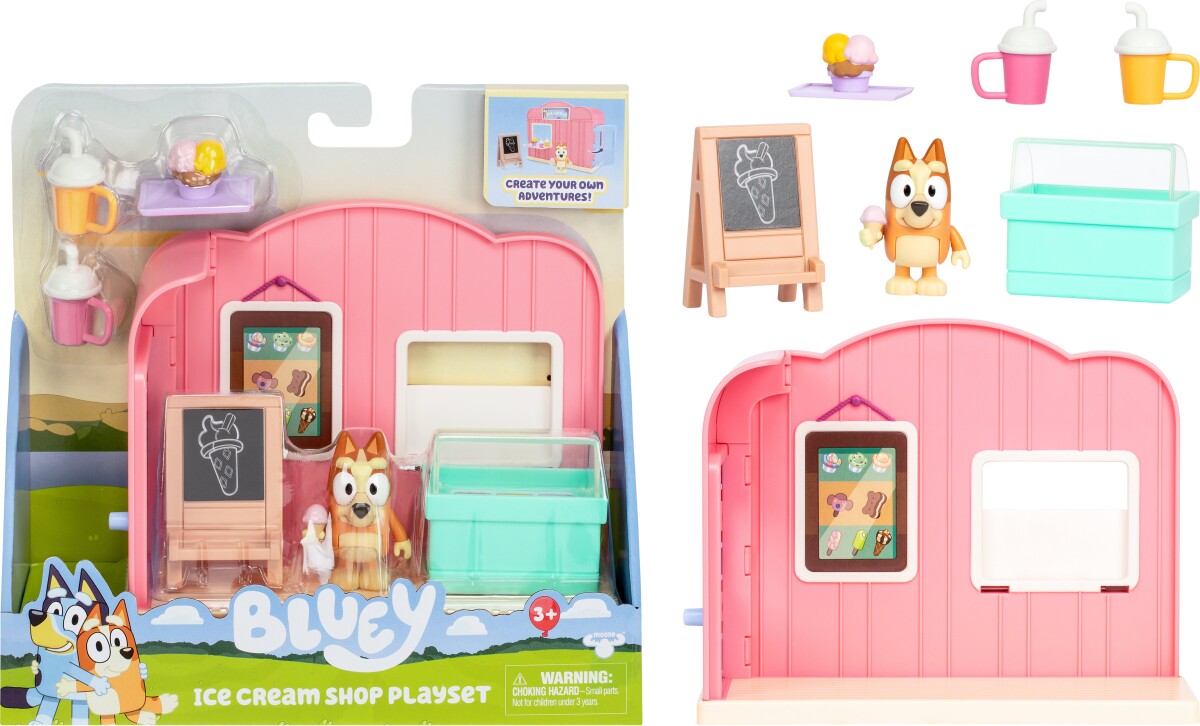 Bluey Legesæt - Isbutik Med Bingo Figur