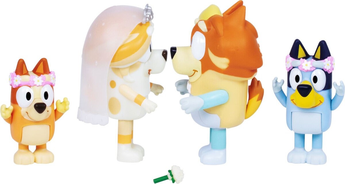 Bluey Figurer - Bryllup