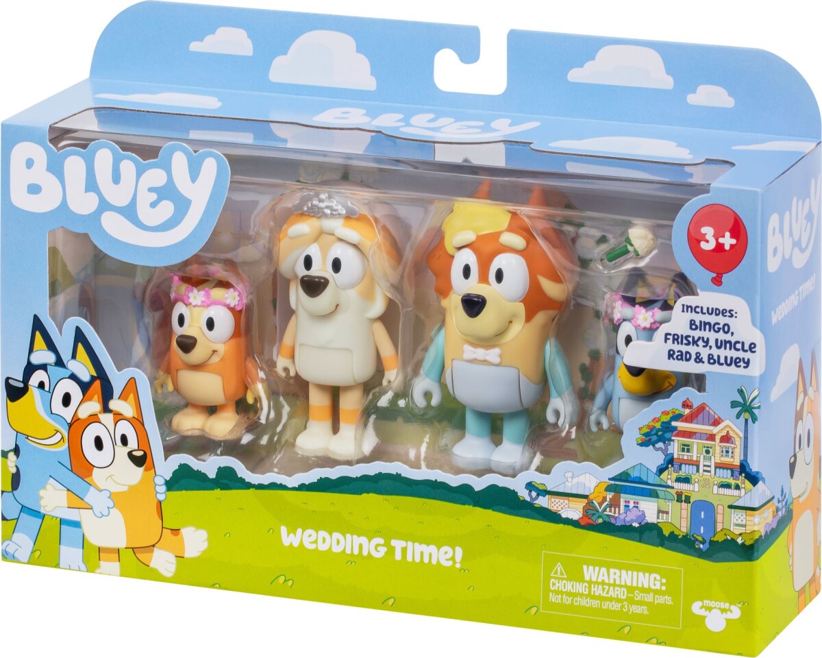 Bluey Figurer - Bryllup