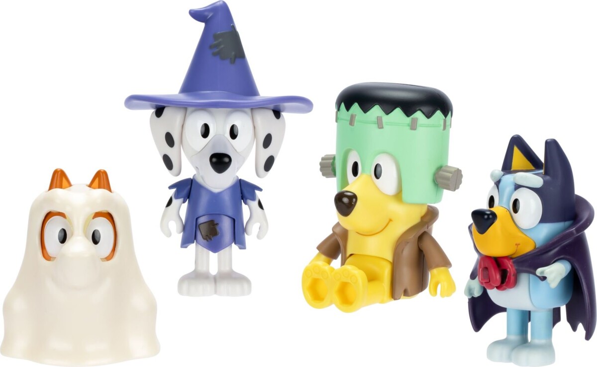 Bluey - Halloween - Figur 4-Pak