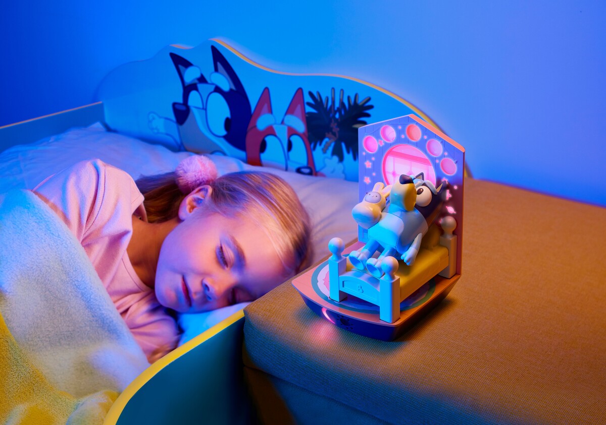 Goglow - Bluey 2-I-1 Natlampe Og Lommelygte - 14 Cm