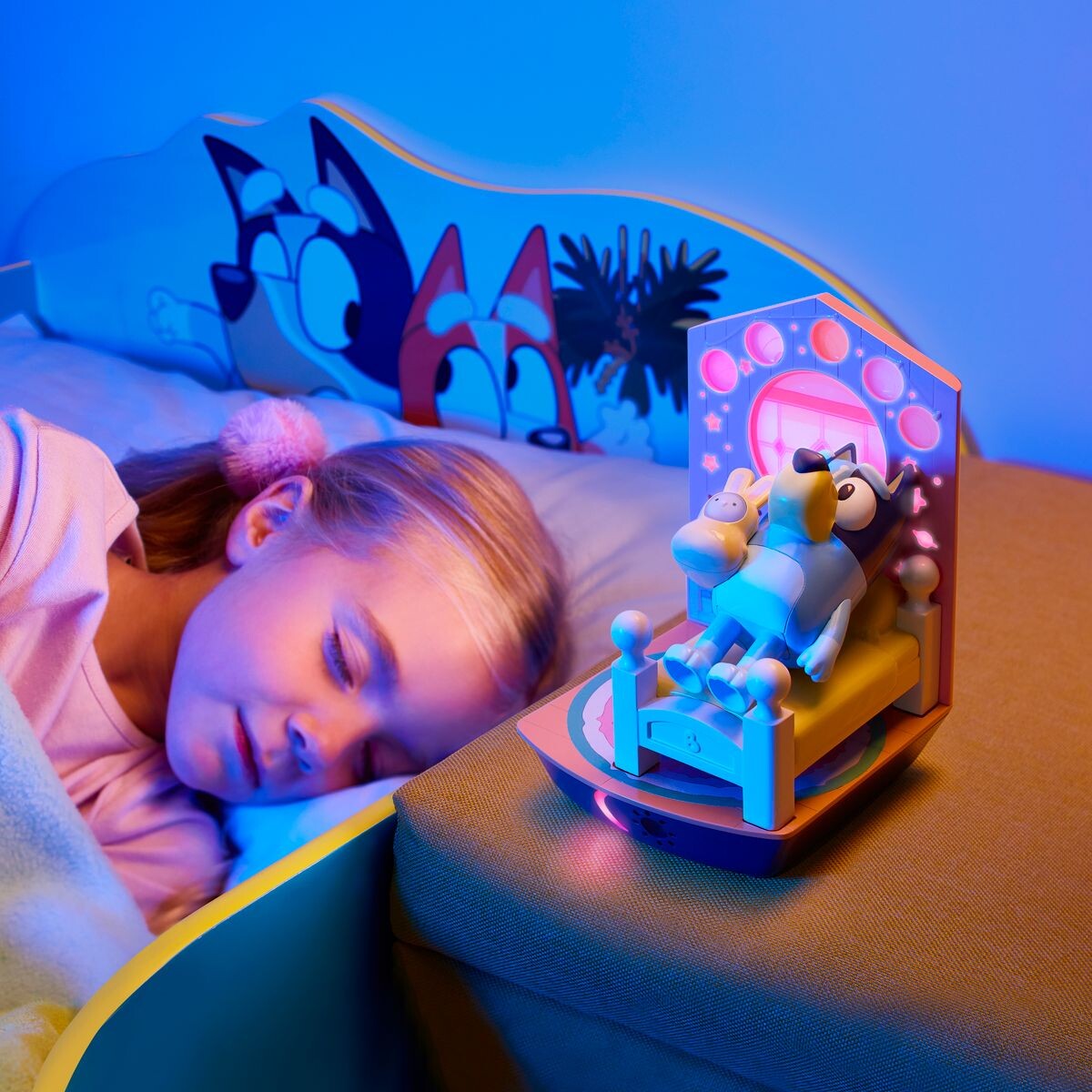 Goglow - Bluey 2-I-1 Natlampe Og Lommelygte - 14 Cm