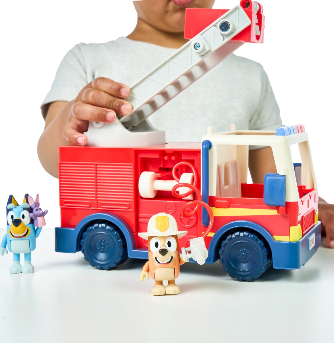 Bluey - Firetruck Legesæt Med Figurer
