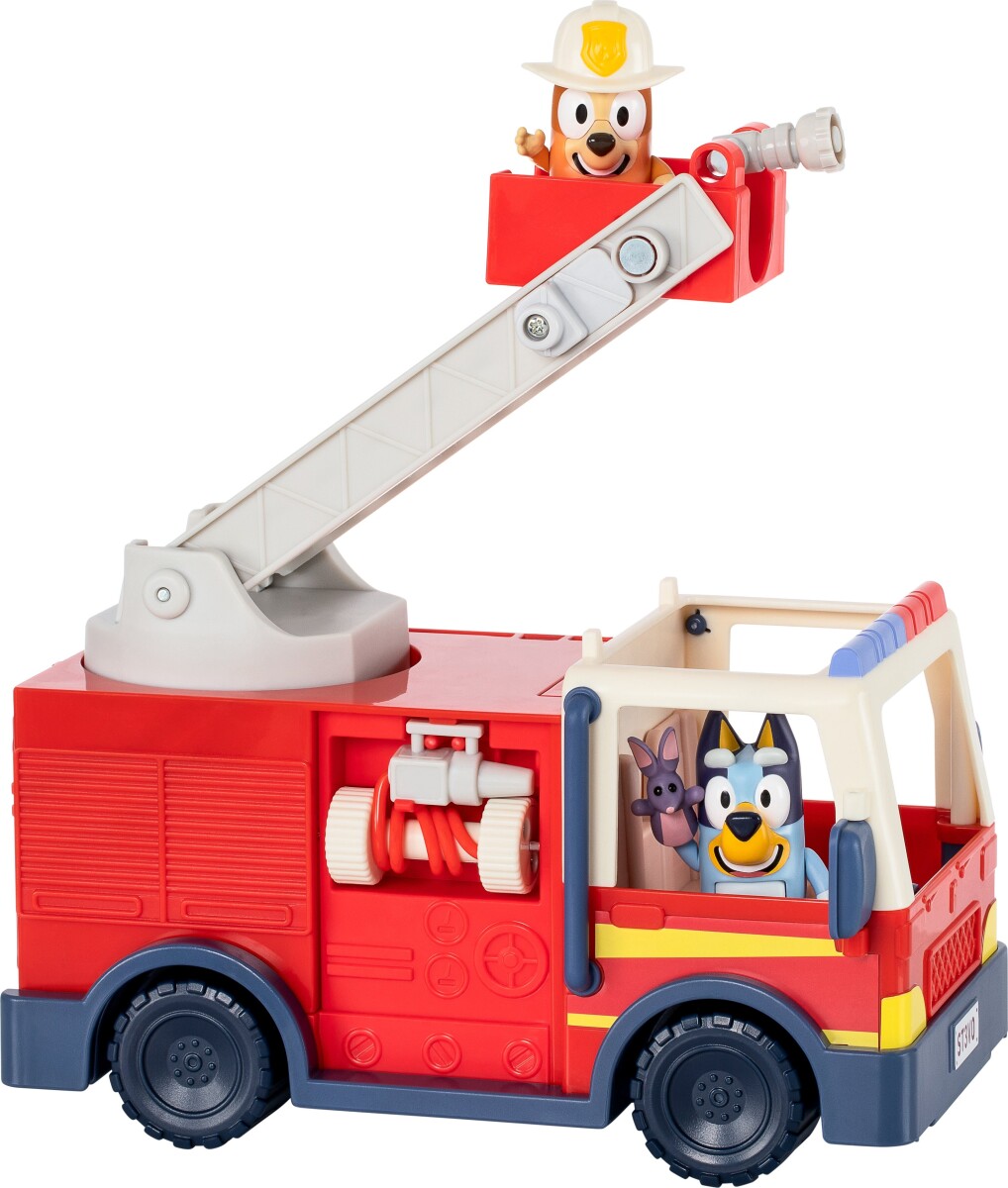 Bluey - Firetruck Legesæt Med Figurer
