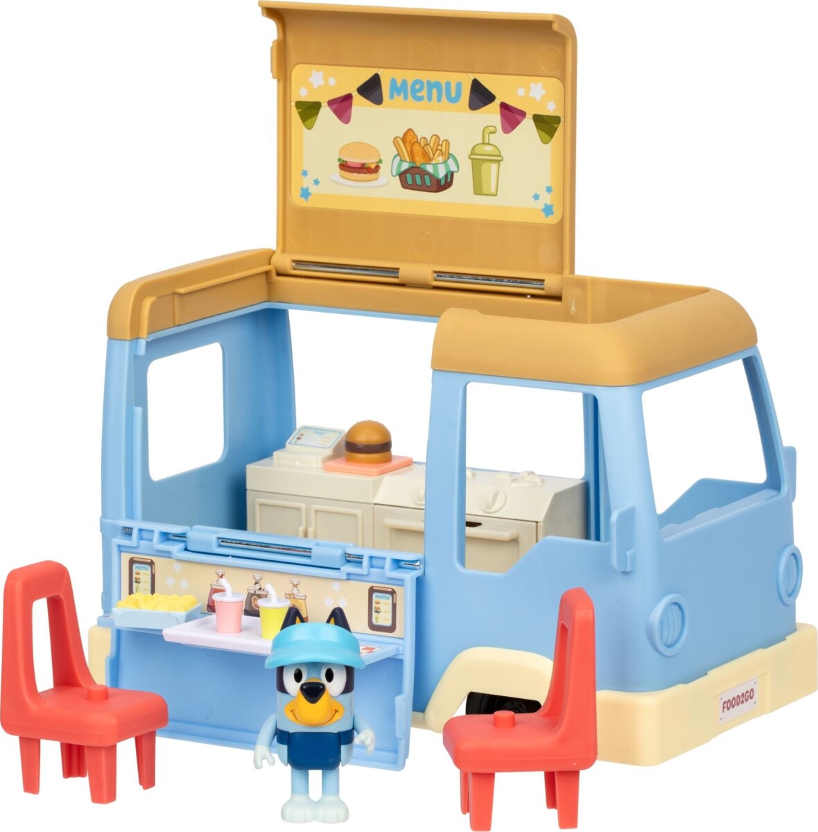 Bluey - Bluey S Food Truck Playset - Let S Play Chef - Legesæt
