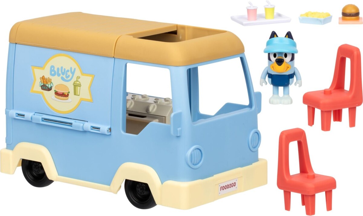 Bluey - Bluey S Food Truck Playset - Let S Play Chef - Legesæt