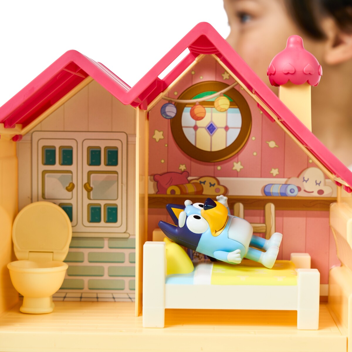 Bluey - Mini Familiehus Legesæt Med Bluey Figur