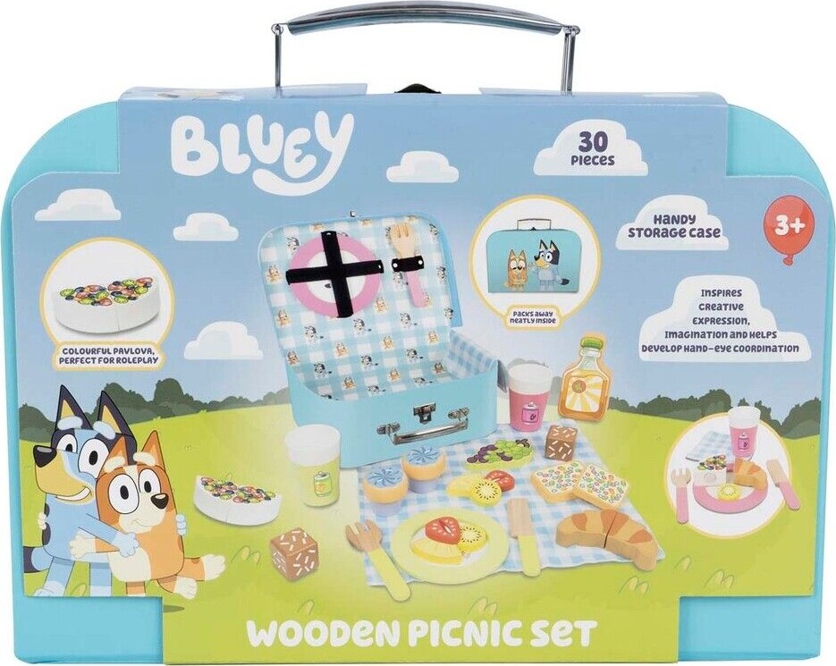 Bluey - Picnic Sæt Til Børn - 30 Dele