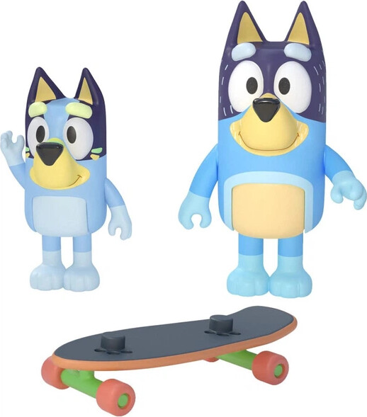 Bluey Figurer - Bluey Bingo - Skateboard