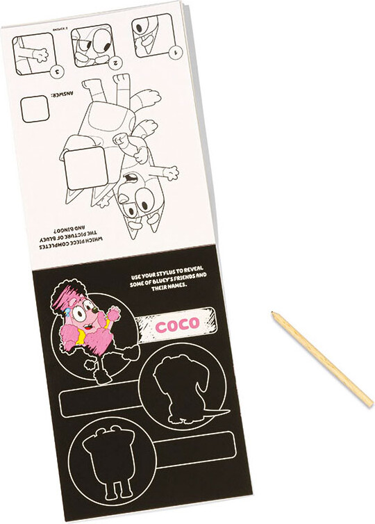 Bluey Scratch Art Pad - Alligator