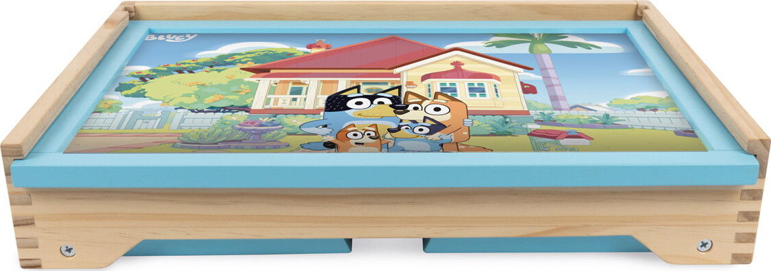 Bluey - Whiteboard Og Magnettavle Til Børn - Inkl 100 Magneter