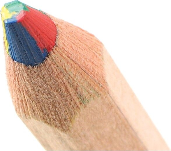 Blyant Med 4-Farvet Stift Jumbo - Centrum - 1 Stk