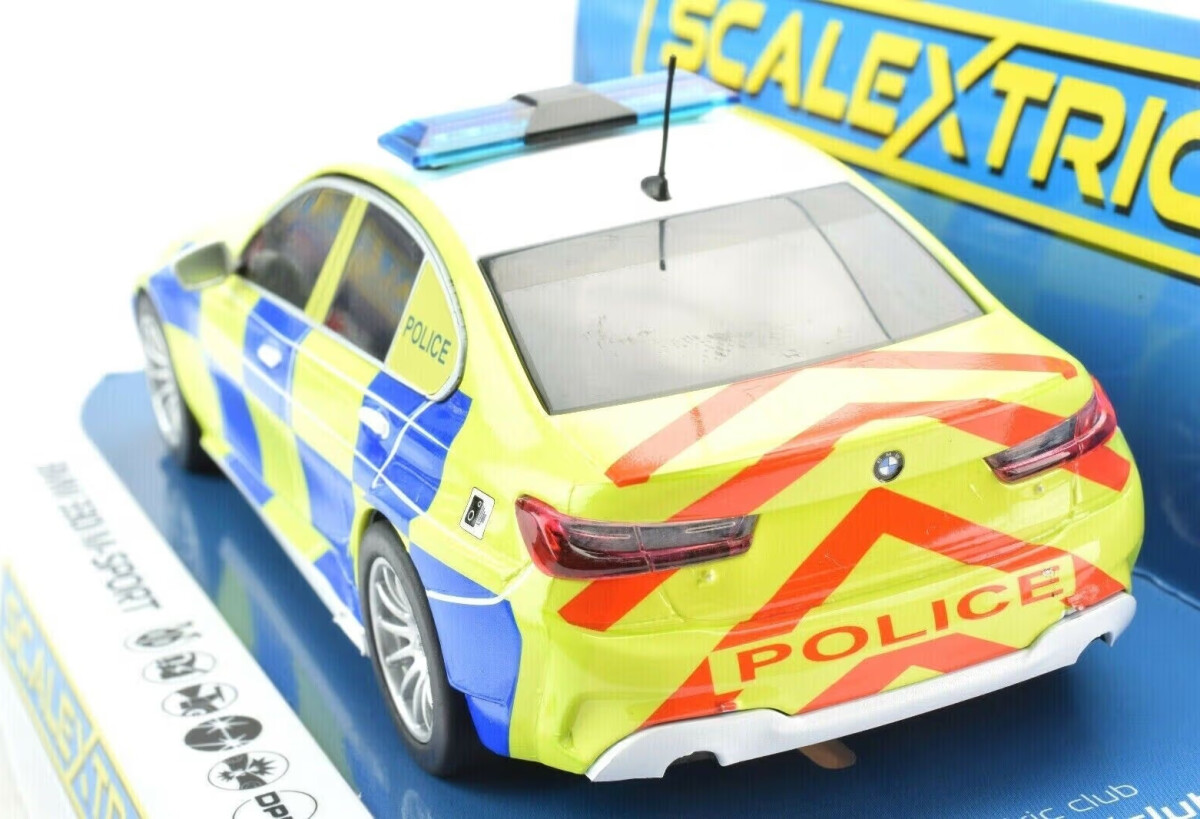 Scalextric Bil - Bmw 330I M-Sport Politi Bil - 1 32 - C4165