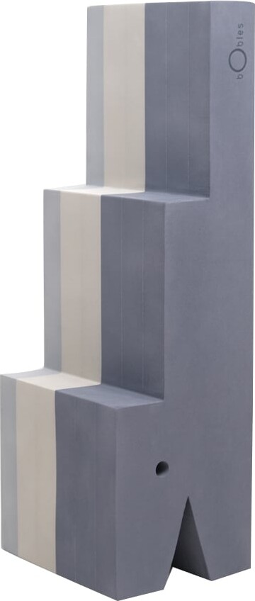 Bobles - Krokodille - Stor - Grå