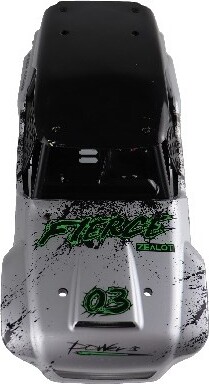 Body For Fierce Silver 1 18 - 412A979-30491001 - Wltoys